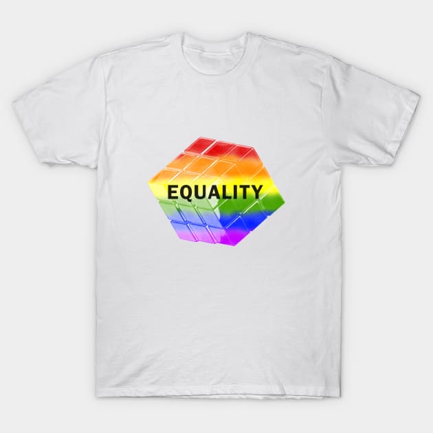 Equality Cube T-Shirt by Justanotherillusion